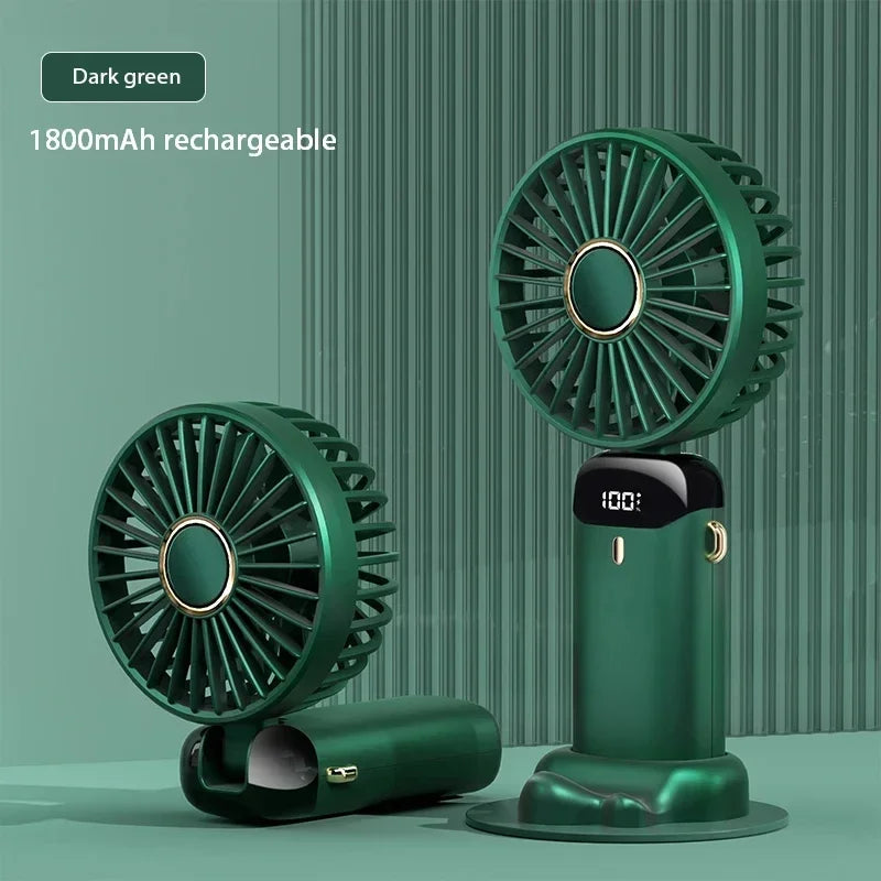Portable Neck Fan with Phone Stand
