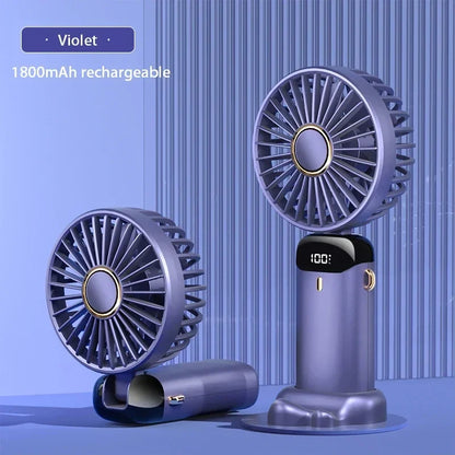 Portable Neck Fan with Phone Stand