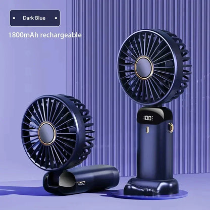Portable Neck Fan with Phone Stand