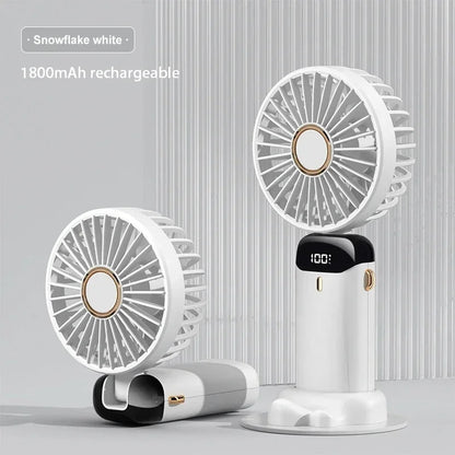 Portable Neck Fan with Phone Stand