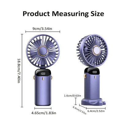 Portable Neck Fan with Phone Stand