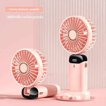 Portable Neck Fan with Phone Stand