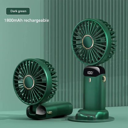 Portable Neck Fan with Phone Stand